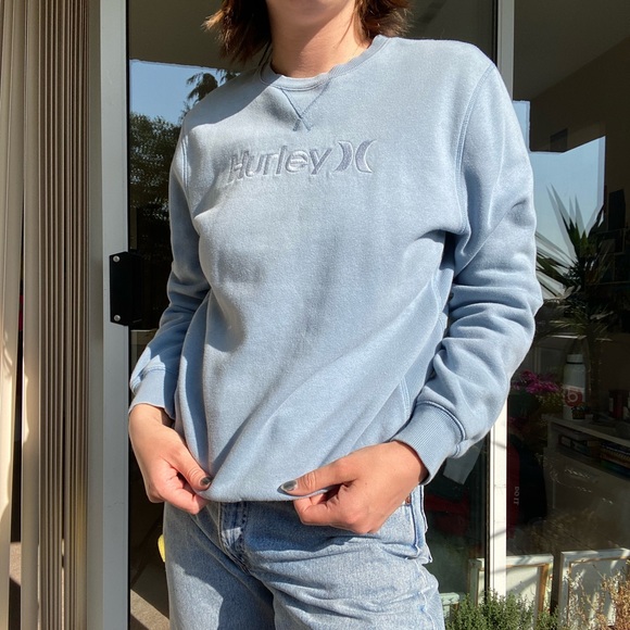 Hurley Blue Men’s Sweater / Pull On Sweater - Picture 3 of 6